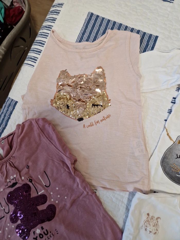 Tee shirts lot fille - photo numéro 3