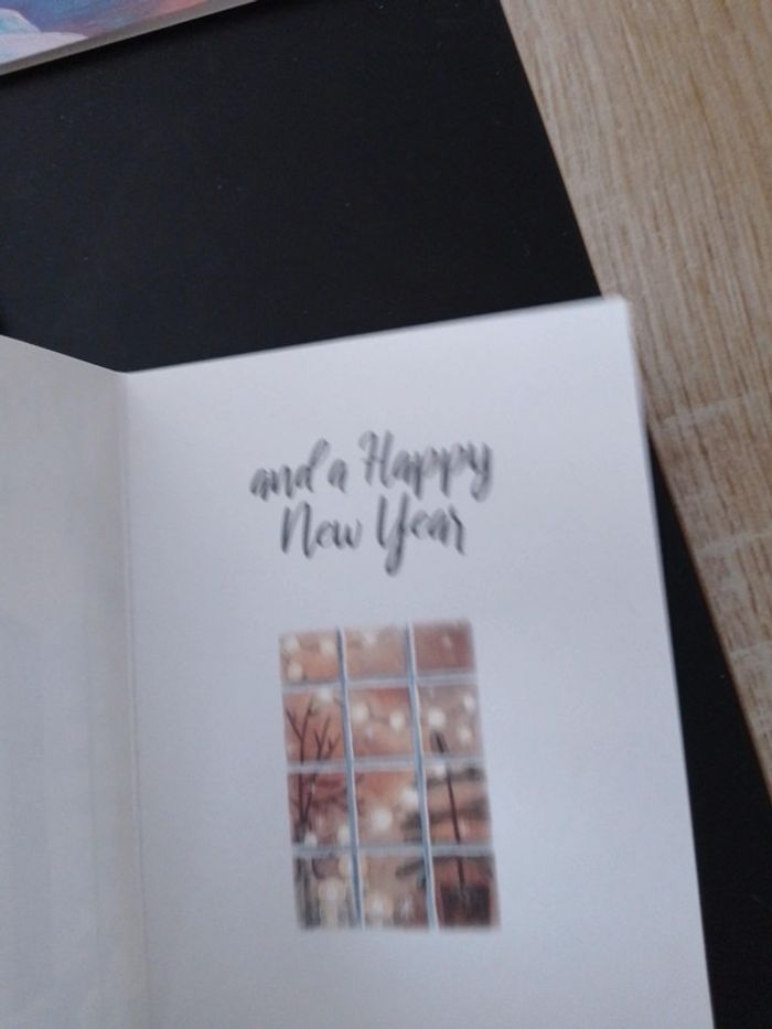 Lot de 4 cartes de Noël et de voeux avec enveloppes 14x10cm - photo numéro 6