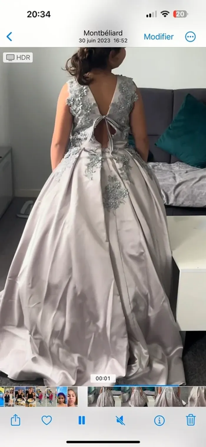 Robe de cérémonie pour fille - photo numéro 3
