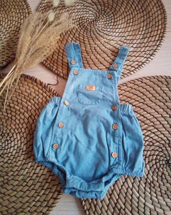 Combishort bleue Gemo taille 1 mois