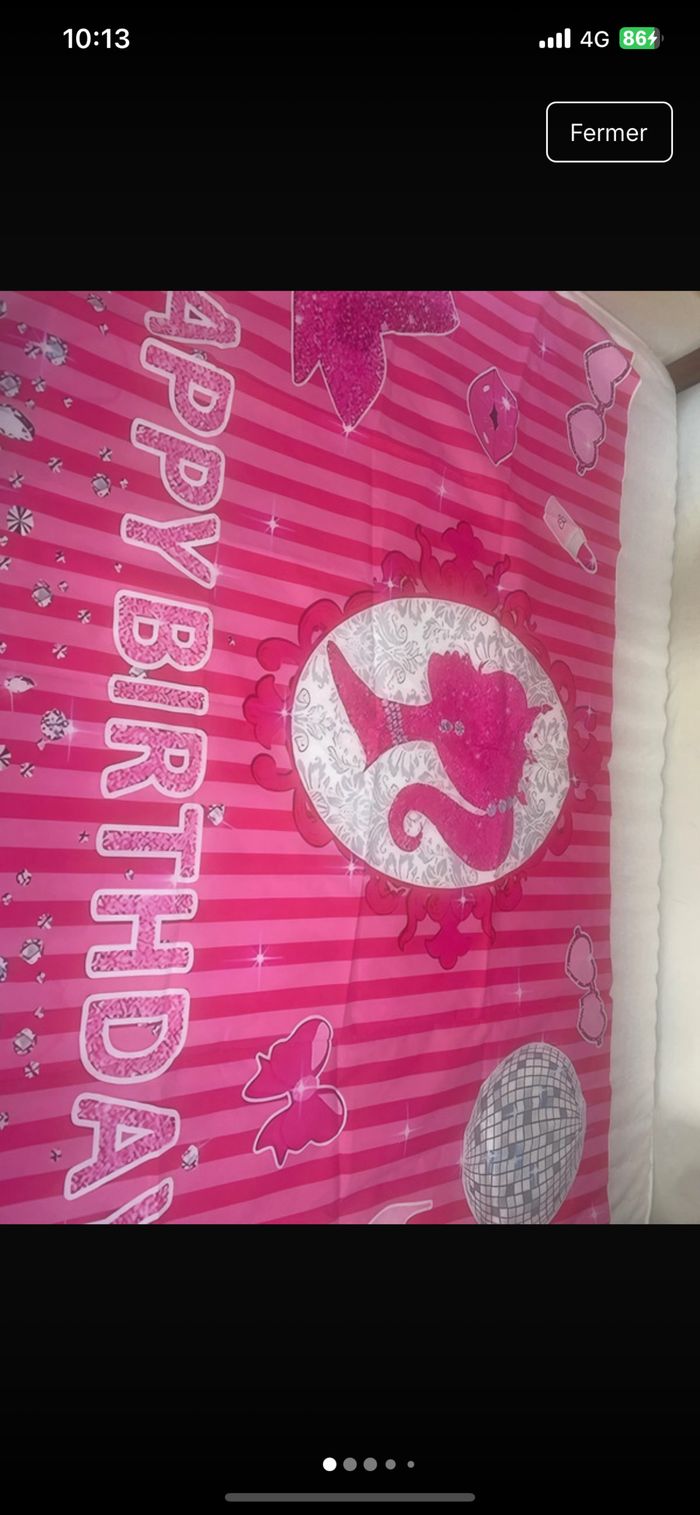 Toile de fond de anniversaire - photo numéro 2