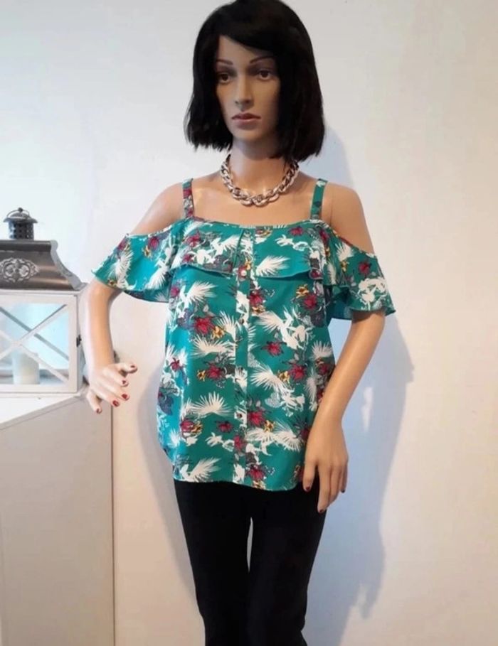 Blouse d'été Comme neuve Taille M🌿💞 - photo numéro 5