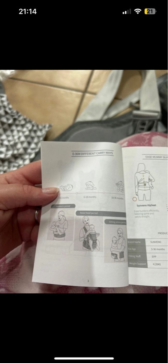 Porte bébé - photo numéro 5