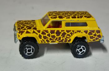 Majorette 236 vintage – 4x4 1/64, décor animalier, diecast