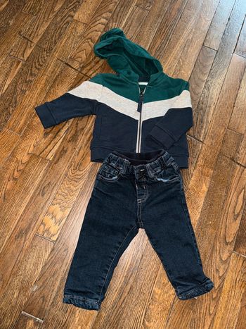 Gilet et jeans Bout’chou  6 mois