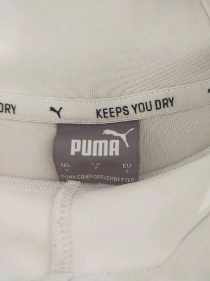 Pull a capuche blanc garçon T 14/16 ans ou S Puma - photo numéro 3
