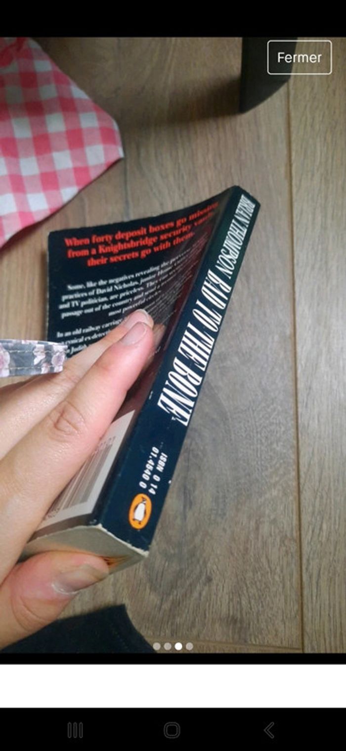 Livre en anglais bad to the bone p - photo numéro 3