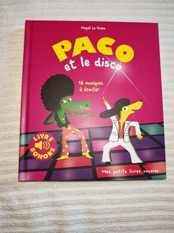 Livre sonore Paco et le disco
