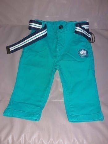 Pantalon avec ceinture 6 mois  tissaia  en TBE
