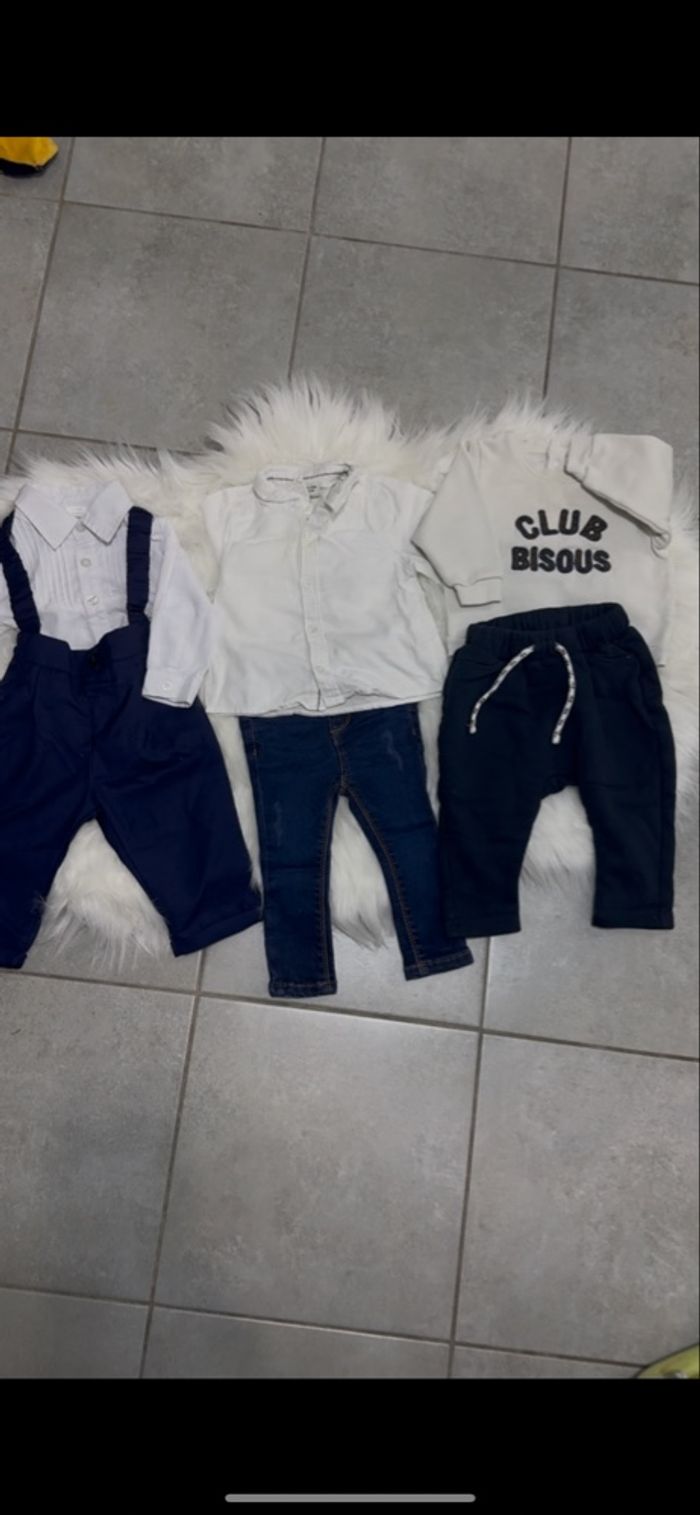 Lot vêtement bébé garçon