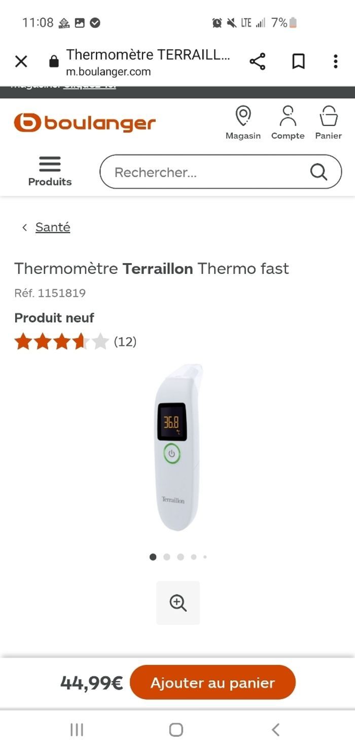 Thermomètre Teraillon 3en1. - photo numéro 2