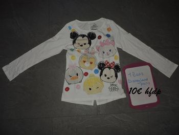 tee shirt disneyland paris taille 12 ans