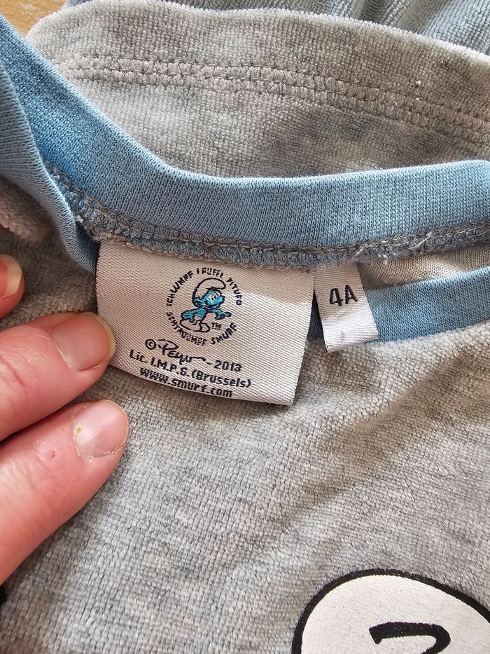 Pyjama Schtroumpf - photo numéro 2