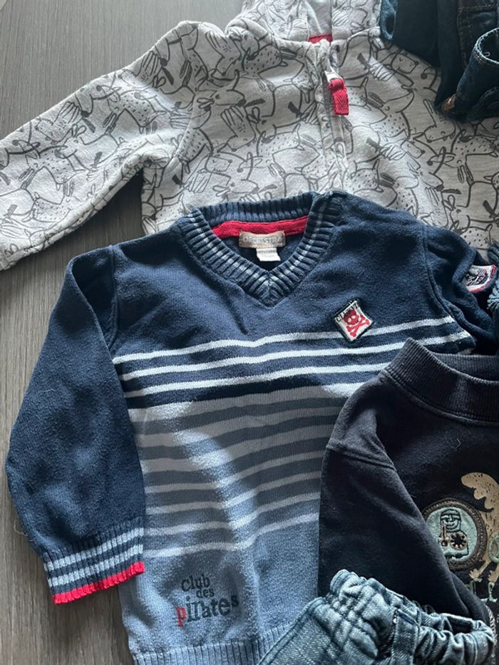 Lot vêtements bébé 12 mois garçon très bon état - photo numéro 4