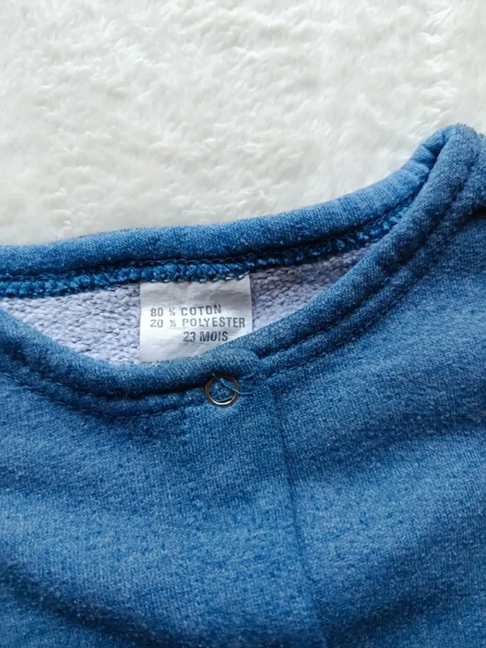 Gilet léger bleu 23 mois - photo numéro 2
