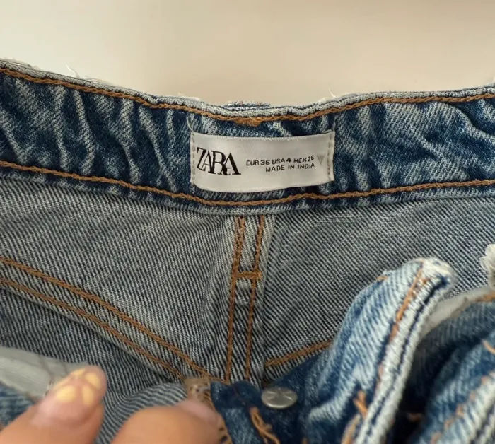Short en jean Zara - photo numéro 3