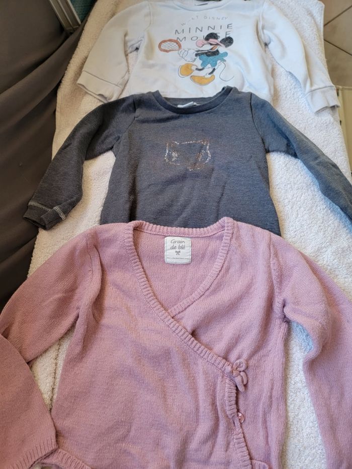 Lot de 6 pulls fille 3 ans