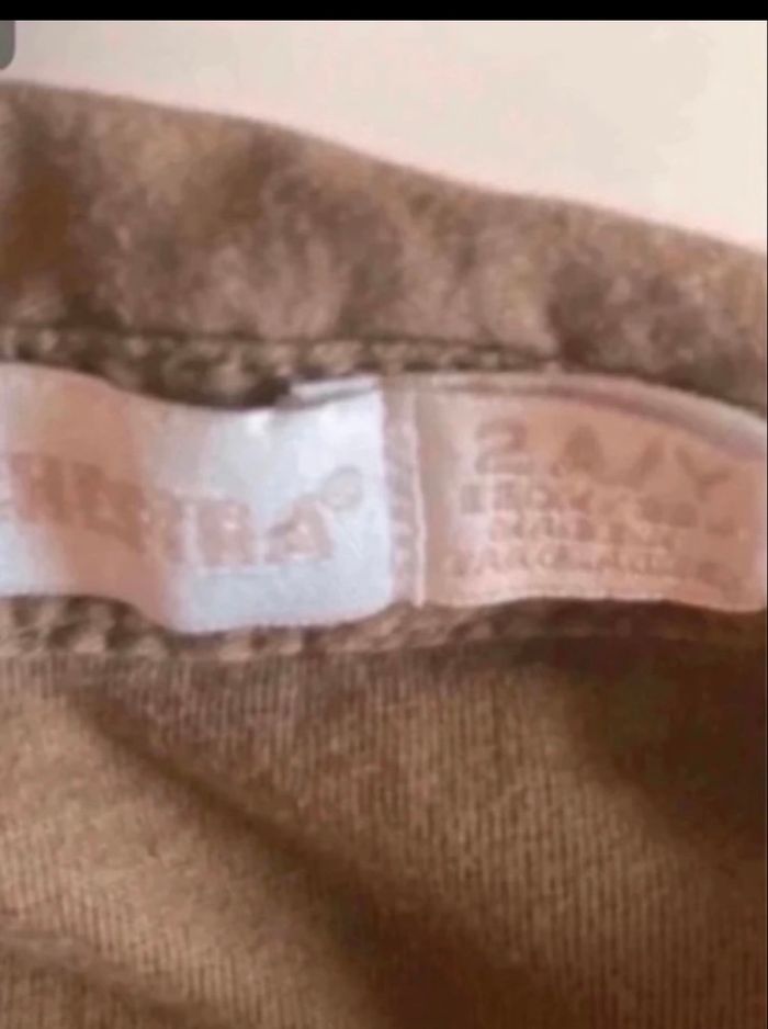 Chemise / Sur chemise TRÈS BON ÉTAT pour garçon taille 2 ans / 92 cms  couleur kaki - photo numéro 8