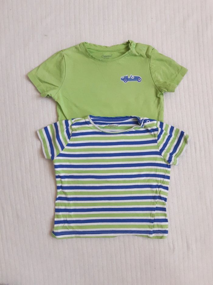 Lot de 2 tee-shirts 12 mois