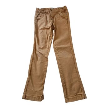 Pantalon couleur moutarde avec froufrou au niveau des poches- Creeķs - taille 8 ans