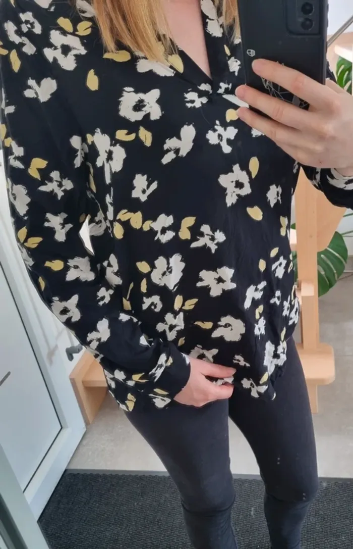 Blouse ICHI fleurs - photo numéro 4