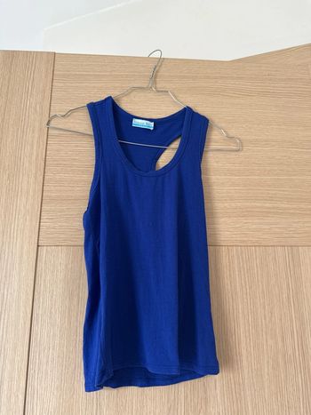 Haut bleu majorelle poisson bleu