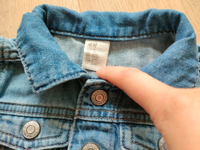 Veste en jeans - Taille 9 mois - photo numéro 4
