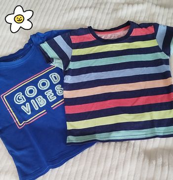 Primark Lot 2 Tee Shirt Garçon 2-3 ans 