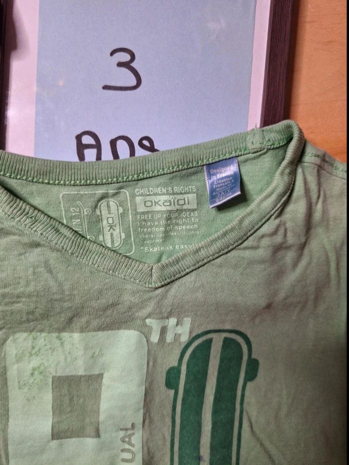 T-shirt manches courtes pour Garçon taille 3ans très bon état - photo numéro 4