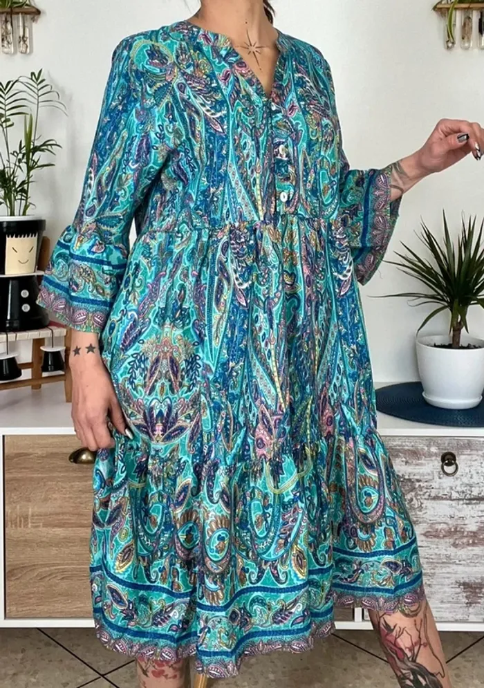 SOLDE  Robe bohème taille S/M - sweet girl - neuf - photo numéro 2