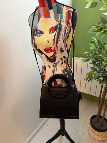 Sac à bandoulière en cuir synthétique Morgan