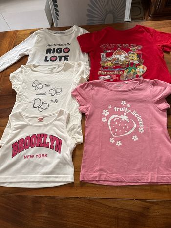 Lot tee shirt 4ans orchestra 