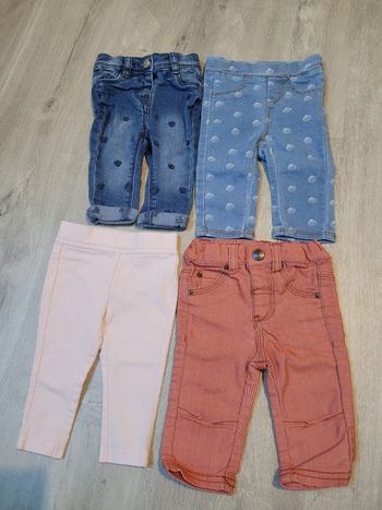 Lot jeans bébé 3 mois