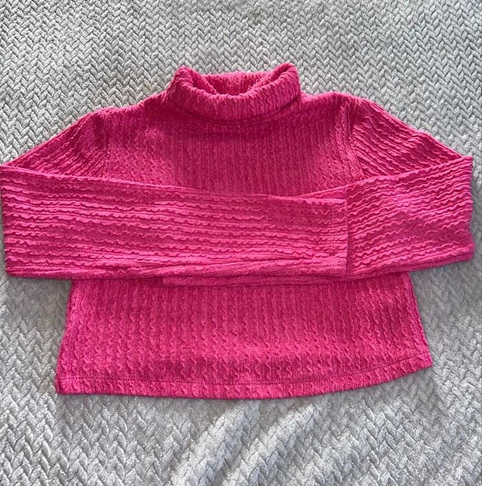 Pull rose fuchsia - photo numéro 3