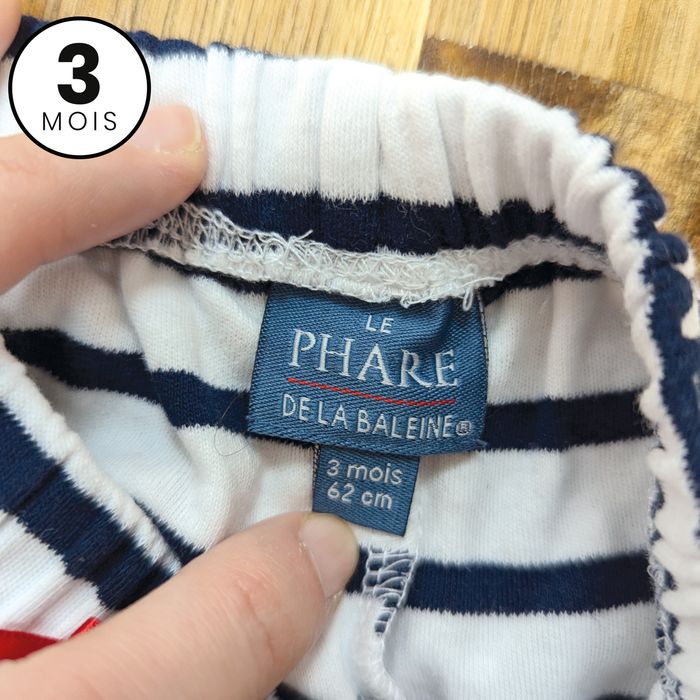 Short / culotte bouffante - 3 mois - Le phare de la baleine - photo numéro 3