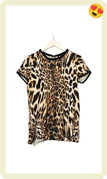 T-shirt Mango marron taille S