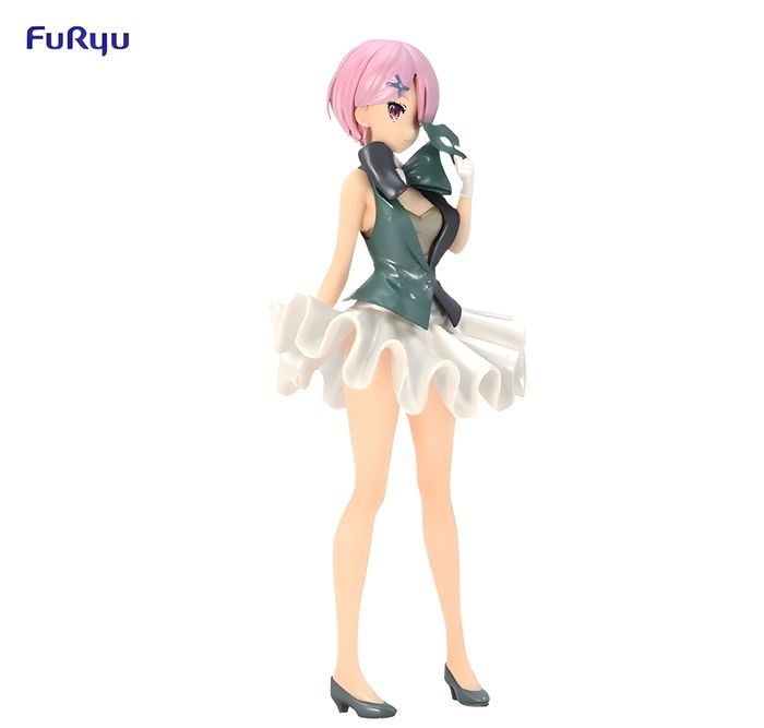 Figurine Re Zero Ram in Circus Pearl Color Ver. furyu - photo numéro 8