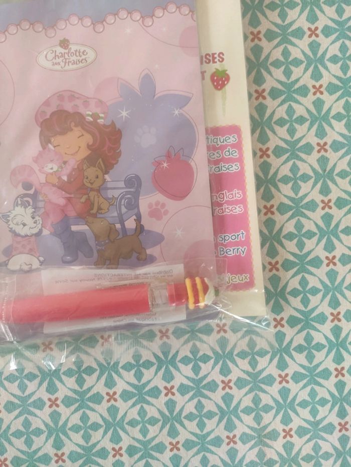 Charlotte aux fraises stylo, carnet - photo numéro 3