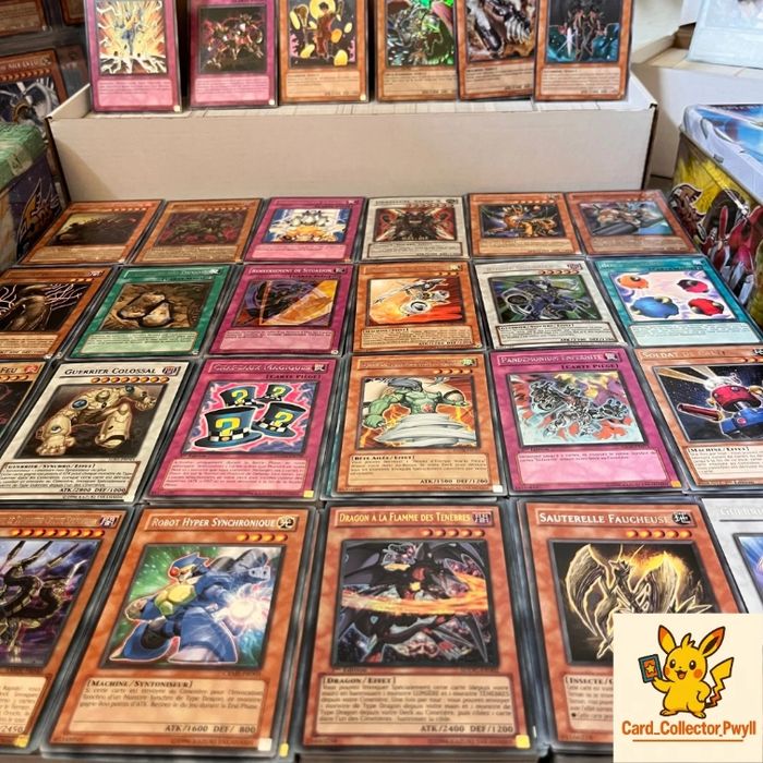 Lot de 1000 cartes Yu-Gi-Oh dont 60 brillantes - photo numéro 2