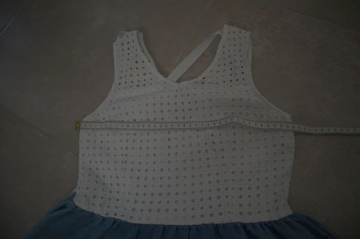 Robe bleue et blanche, taille L - photo numéro 7