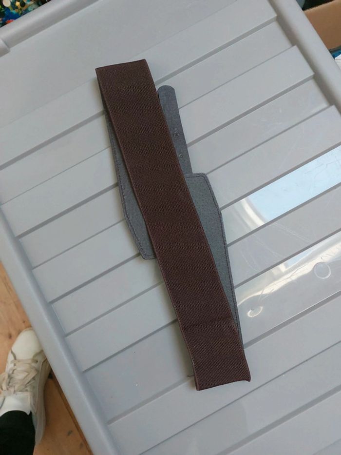 Magnifique ceinture marron vintage - photo numéro 5