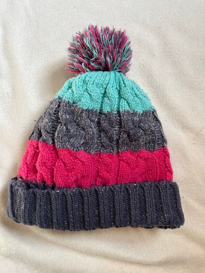 Bonnet pompon 6 ans - photo numéro 2