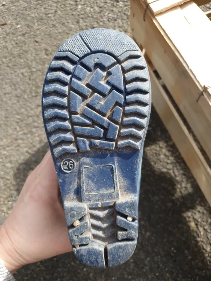 Paires bottes de pluie x2 taille 26 - photo numéro 4