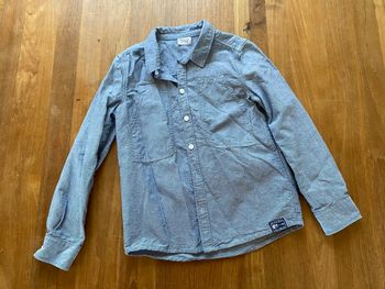 Chemise effet jean/denim