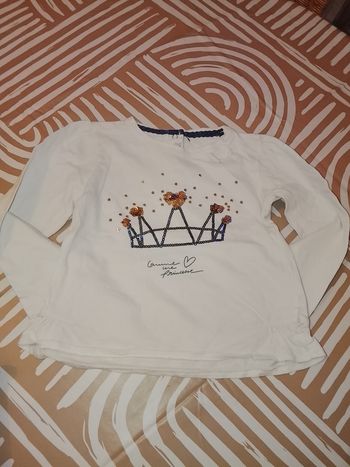 Sweat fille manche longue 24/36 Mois