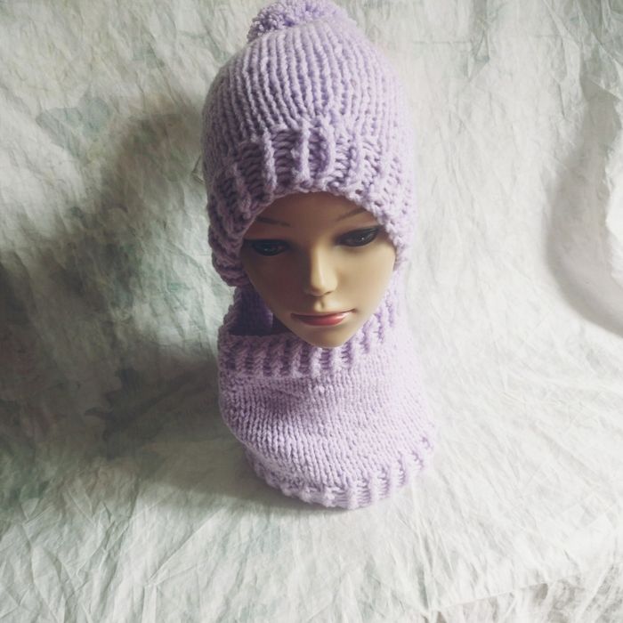 Ensemble bonnet col unisexe - photo numéro 5