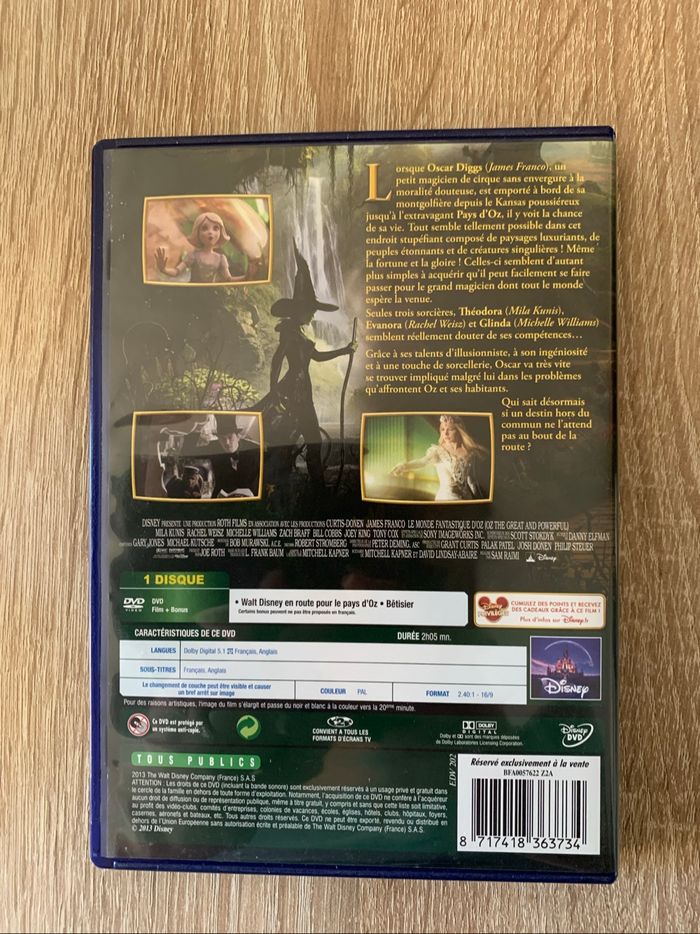 Dvd le monde fantastique d’Oz - photo numéro 2