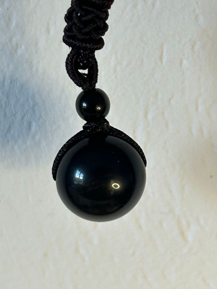 Collier en obsidienne noire – Protection & Ancrage - photo numéro 10