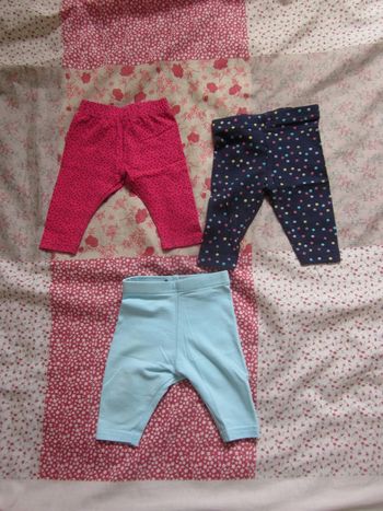 Lot de 3 leggings 1-3 mois