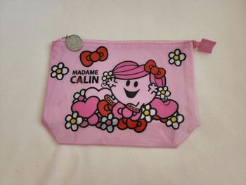 Trousse de toilette rose "Madame Calin"